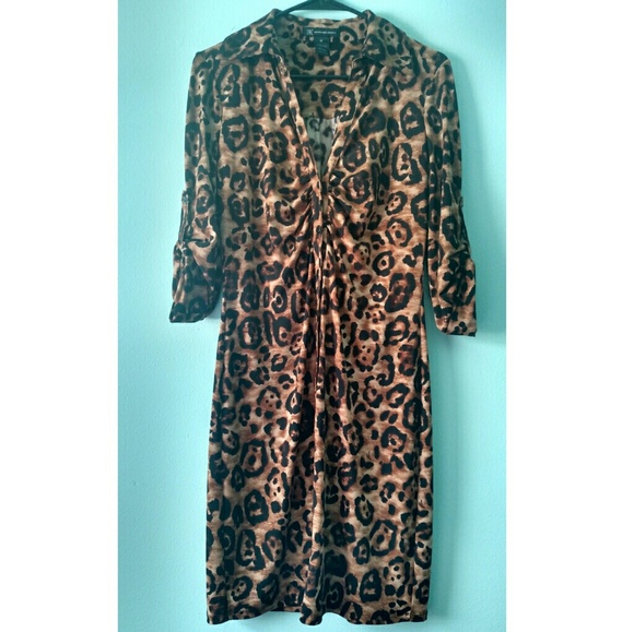 classy leopard print dress